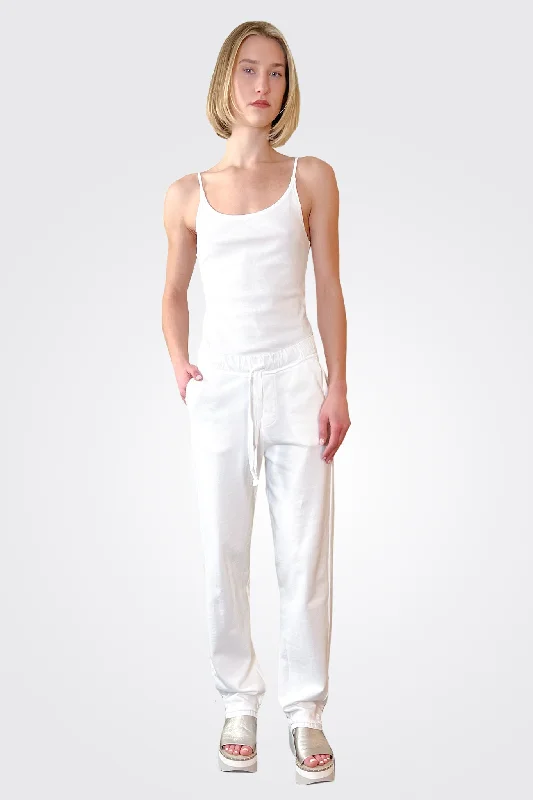 Cotton Pants - Optic White