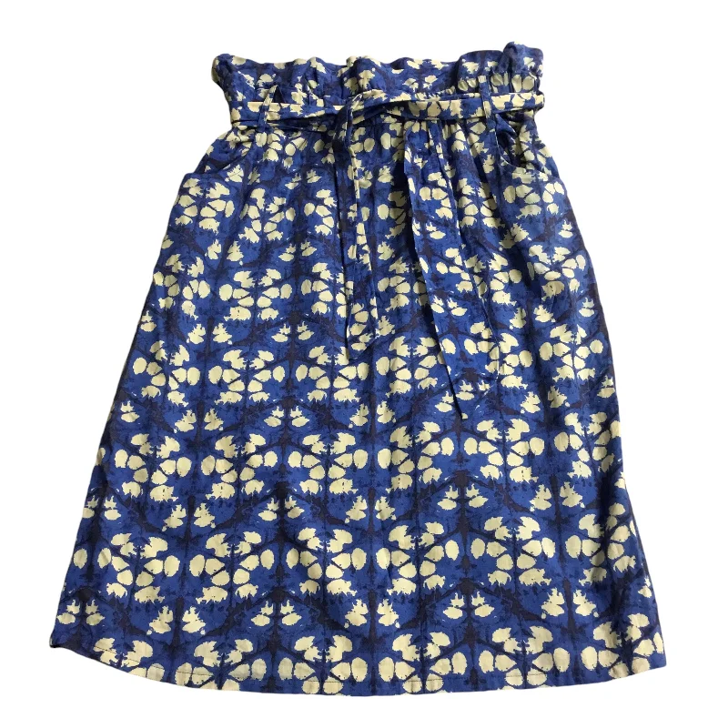 Skirt Midi By Anthropologie In Blue, Size: S