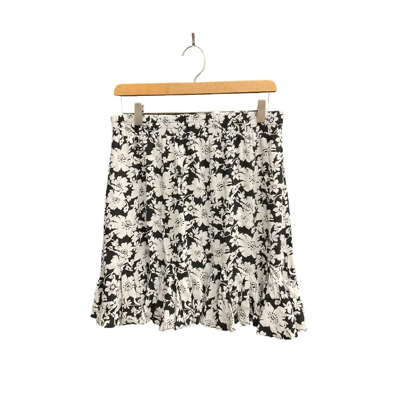 Skirt Mini & Short By Loft In Floral Print, Size: M