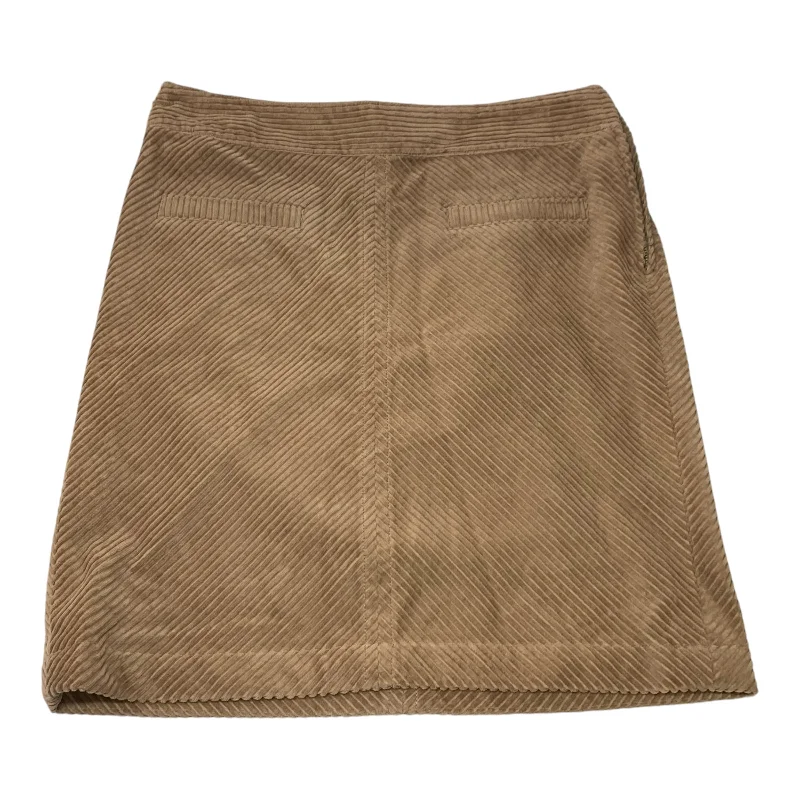 Skirt Mini & Short By Talbots In Brown, Size: L