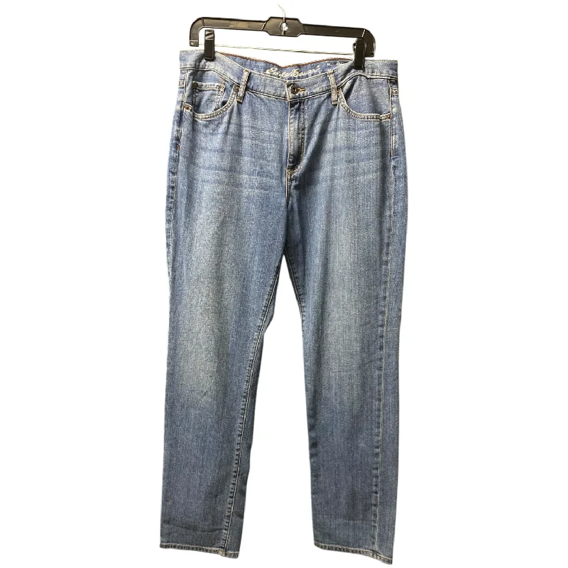 Jeans Boyfriend By Eddie Bauer In Blue Denim, Size: 10