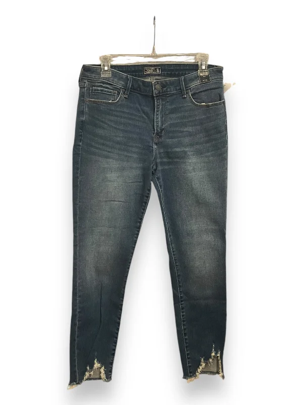 Jeans Skinny By Abercrombie And Fitch In Blue, Size: 12