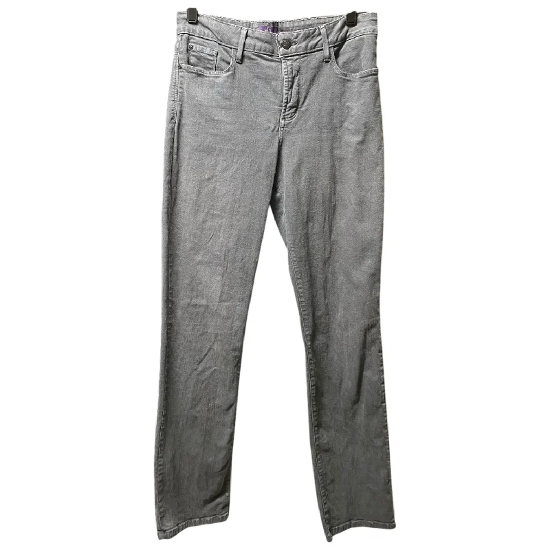 Jeans Straight By Not Your Daughters Jeans In Grey, Size: 10