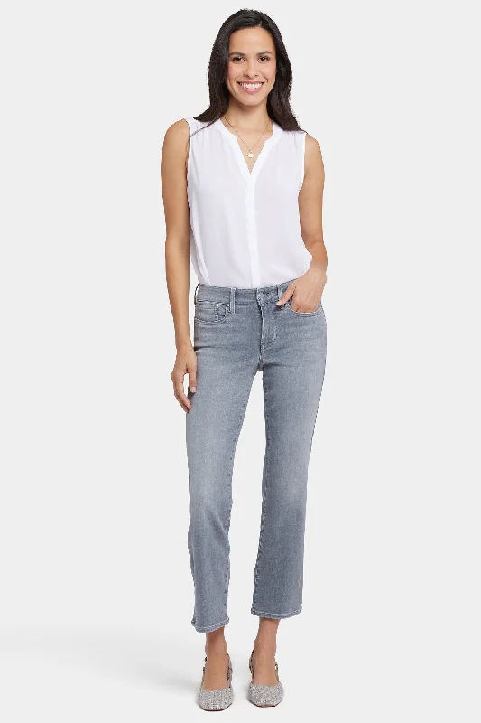 Marilyn Straight Ankle Jeans - Silverlake Trail