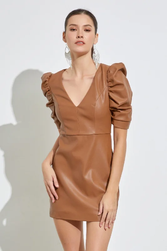 Conquer Dress - Mocha