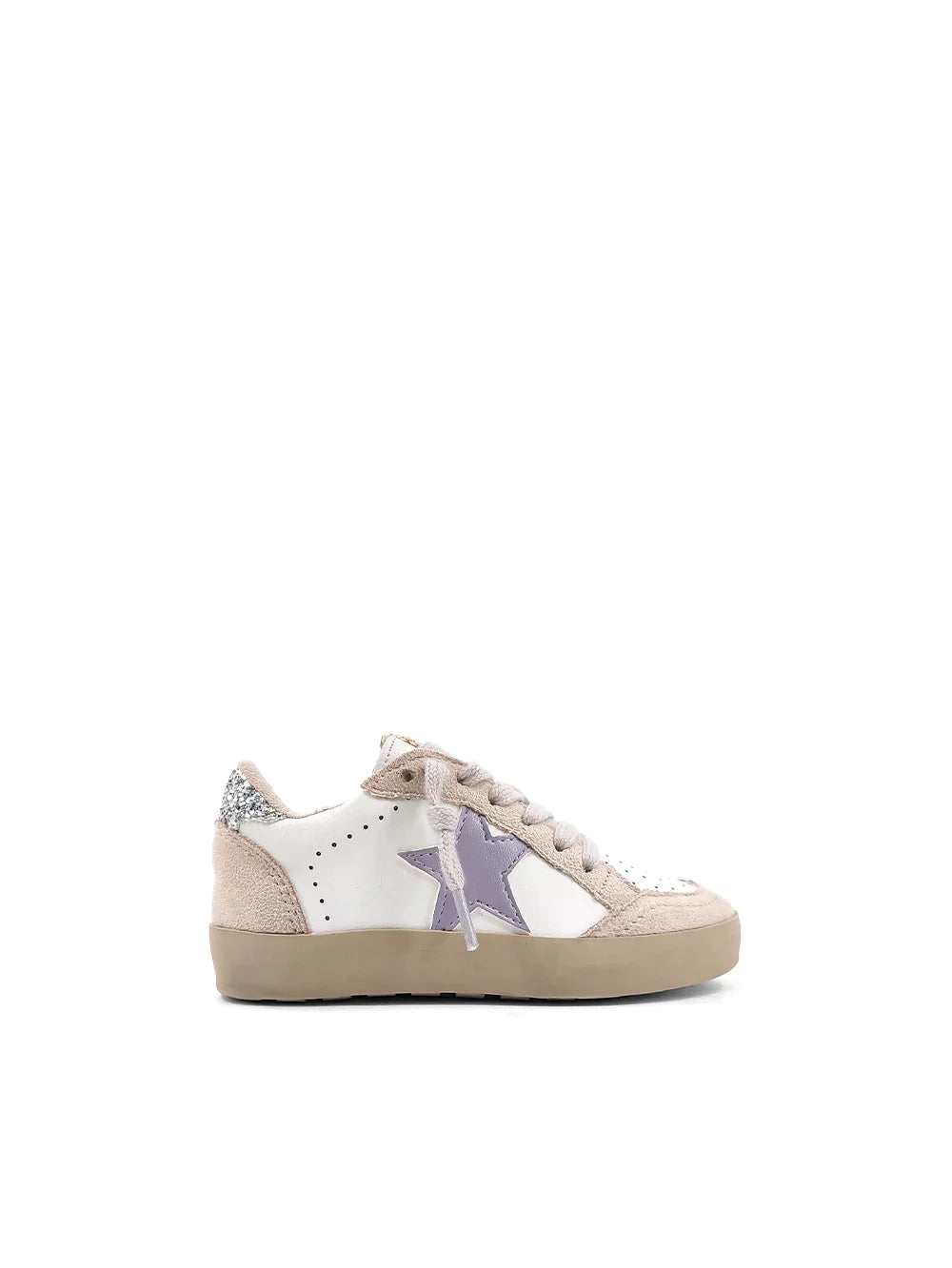 Kids Rosalia Lilac Star Sneakers