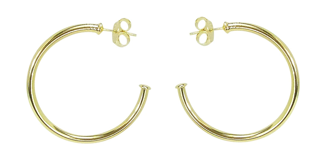 Sheila Fajl Everybody's Favorite Petite Gold Hoops