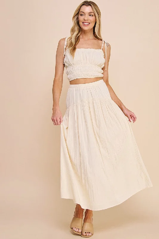 Wanderlust Dress Set - Butter Cream