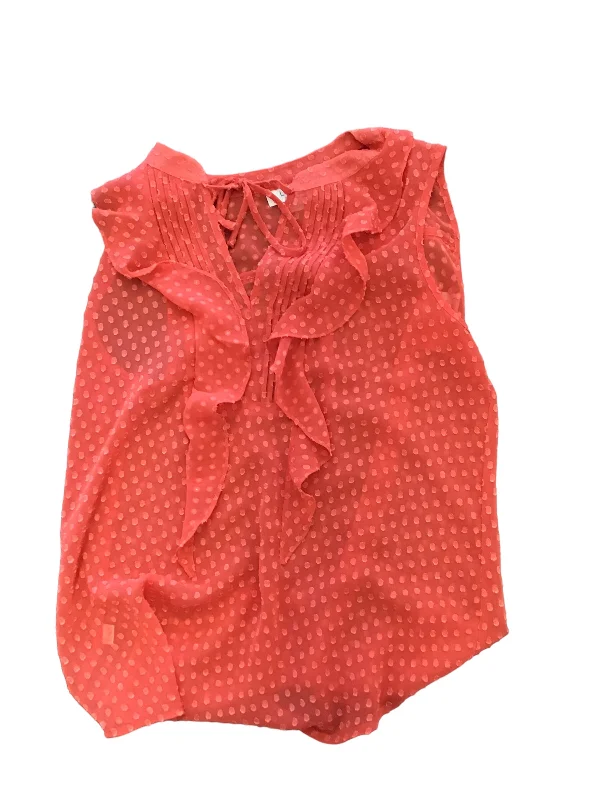 Coral Top Sleeveless Loft, Size S