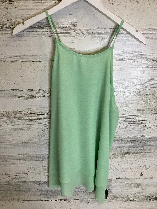 Green Top Sleeveless Emmelee, Size L