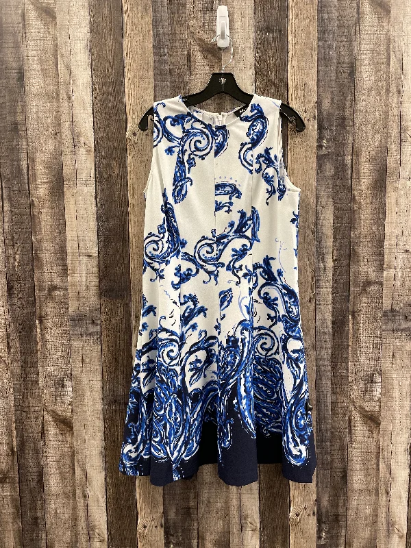 Blue Dress Casual Short Anne Klein, Size L