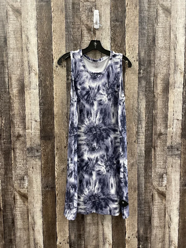 Tie Dye Print Dress Casual Short Gaiam, Size L