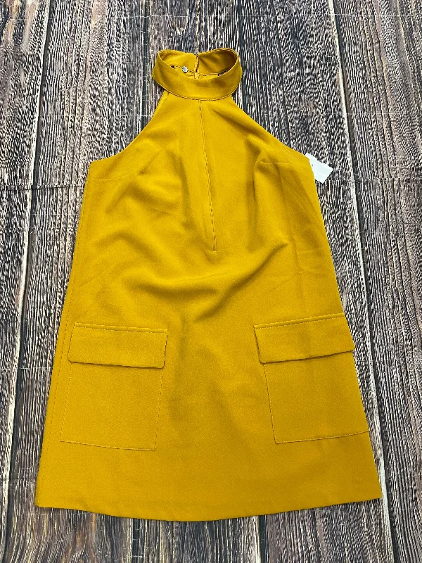 Yellow Dress Casual Short Anthropologie, Size S