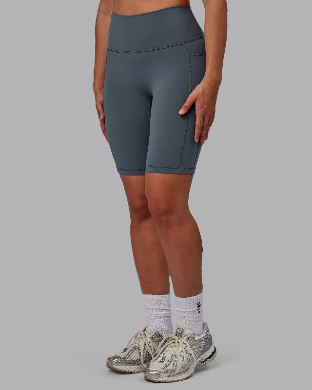 Fusion Bike Shorts with Pockets - Turbulence