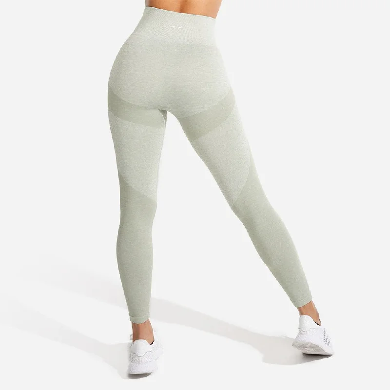 Marl Seamless Leggings - Ice