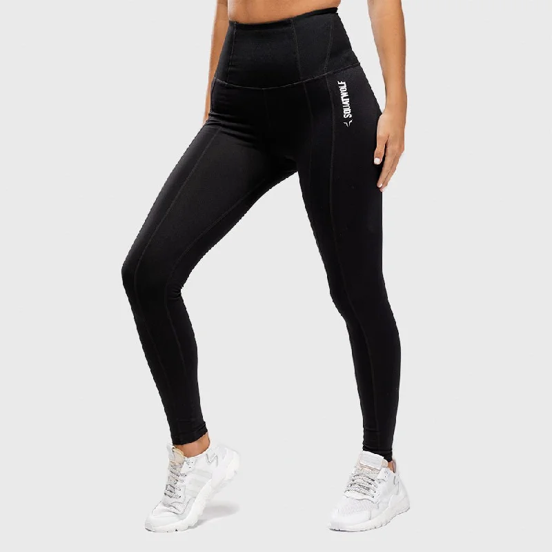 Warrior High-Waisted Leggings - Black