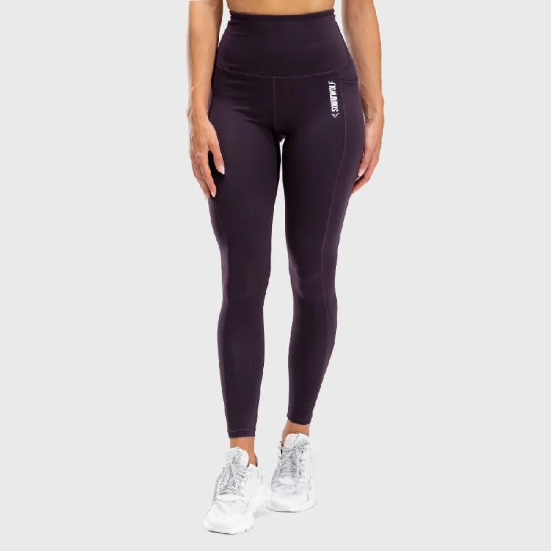 We Rise High-Waisted Leggings - Beetroot