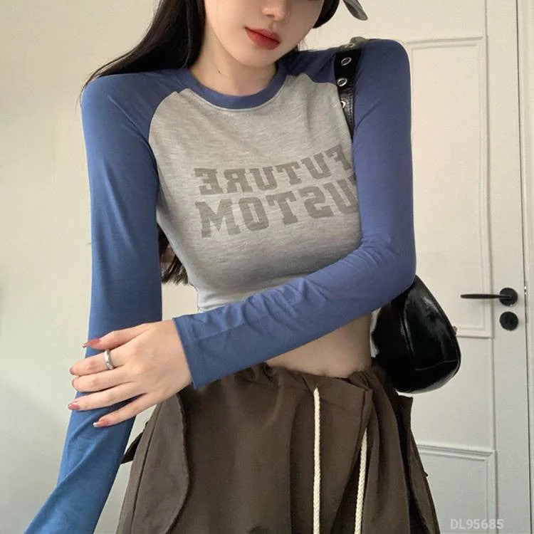 Gray and blue T-shirt