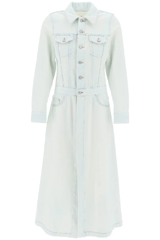 Mm6 Maison Margiela Women's weight blue Coat