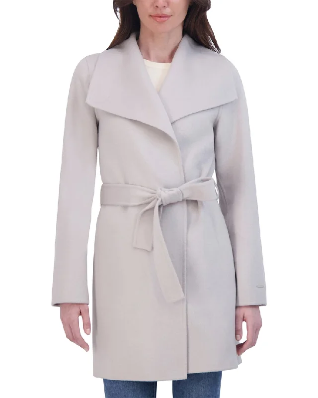 Tahari Double Face Wool-Blend Coat