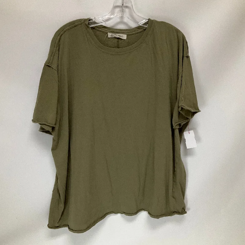 Top Short Sleeve Basic By We The Free In Green, Size: L