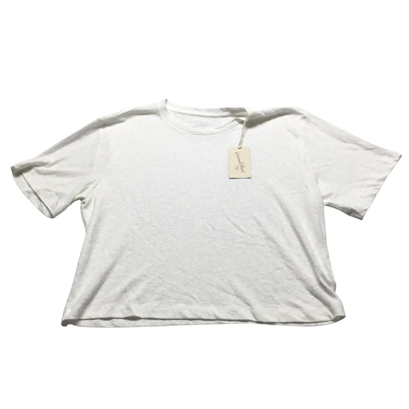 Top Short Sleeve By Universal Thread In White, Size: L