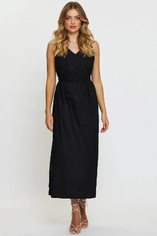 Black Maxi Dress Sleeveless