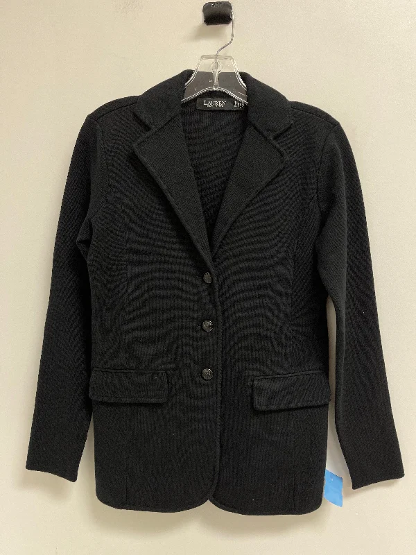 Blazer By Lauren By Ralph Lauren In Black, Size: S