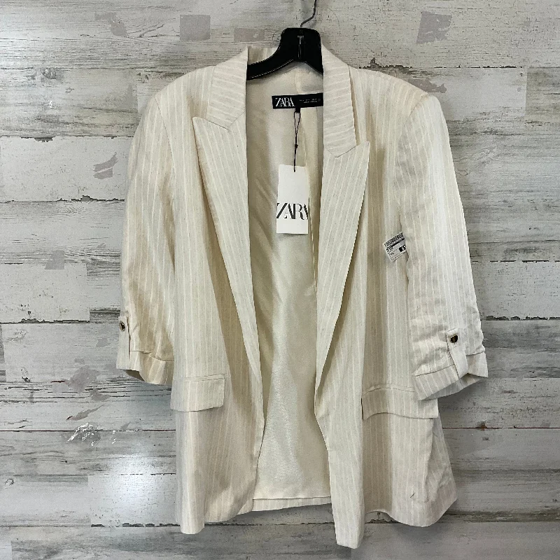 Blazer By Zara In Cream, Size: L